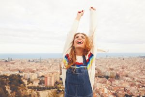 Mujer feliz 1