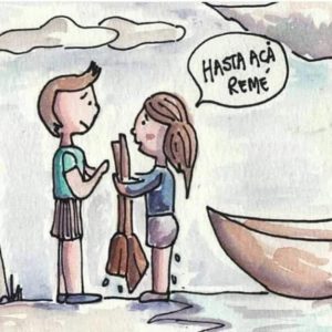 Hasta aca remo