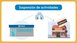 suspension de actividades