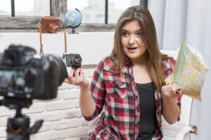 vlogger viaje